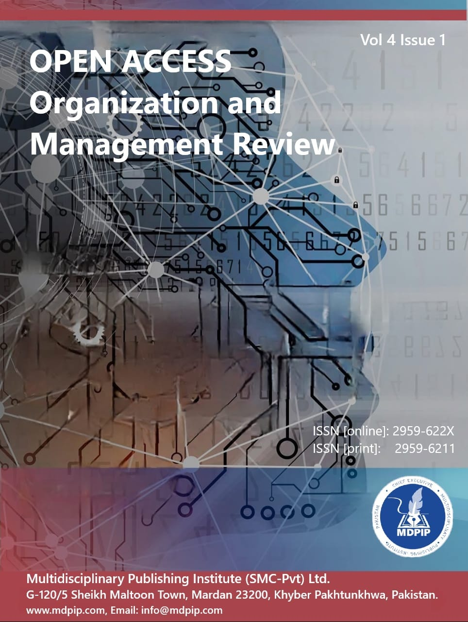 					View Vol. 4 No. 1 (2025): Open Access Org. & Mgt. Rev.
				